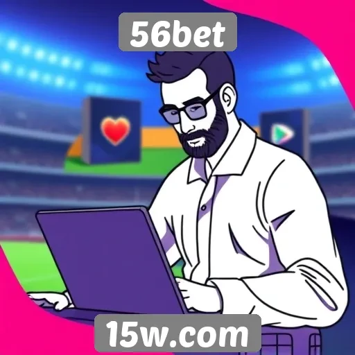 Experiência do usuário no site 56bet